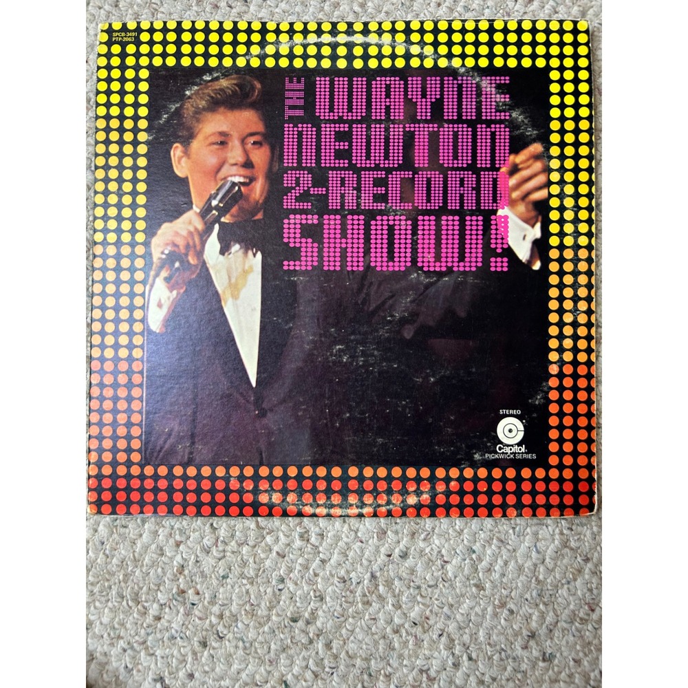 The Wayne Newton‎ 2 Record Show! Vintage Vinyl Record Album, Capitol